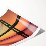 Extra large rolled print featuring black and white line art of flowers, ideal for large living room wall art.