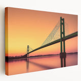 Large stretched canvas featuring a detailed architectural design in monochrome, ideal for kitchen wall art.