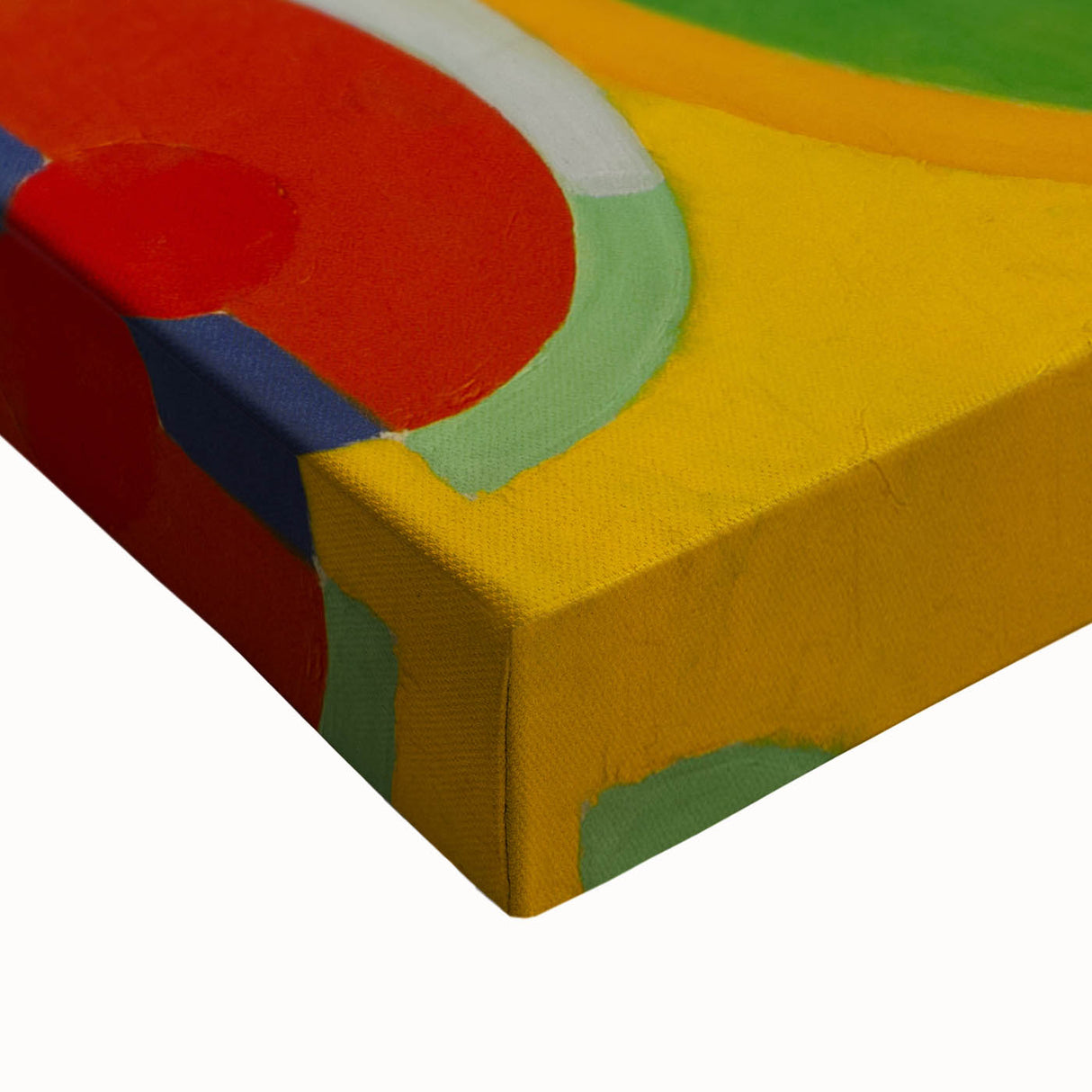 Colorful Geometric Circles Art - Bold Abstract Cubism Wall Decor