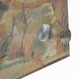 Expressionist Village Landscape - Modern Expressionism Wall Art Print