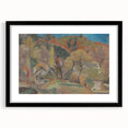 Expressionist Village Landscape - Modern Expressionism Wall Art Print