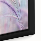 Close-up of a floral and botanical framed canvas featuring vibrant colors and intricate designs, perfect for enhancing home decor with a natural touch.