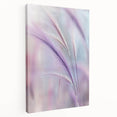 Floral and botanical stretched canvas artwork showcasing vibrant colors and intricate details, displayed in a side view to highlight its texture and depth. Perfect for home decor enthusiasts seeking nature-inspired designs.