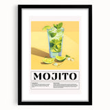 Extra large, abstract art print featuring vibrant, colorful textures on a black framed canvas.