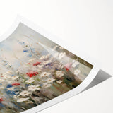 Patriotic Wildflowers & Flag - Patriotic Wall Art