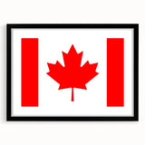 Canadian Flag Wall Art - Maple Leaf Wall Art & Canada Day Decorations