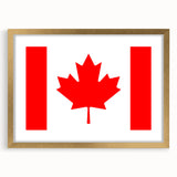Canadian Flag Wall Art - Maple Leaf Wall Art & Canada Day Decorations