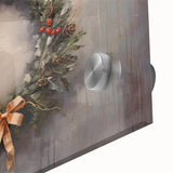 Rustic Christmas Wall Art – Festive Wreath & Holiday Charm
