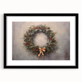 Rustic Christmas Wall Art – Festive Wreath & Holiday Charm