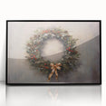 Rustic Christmas Wall Art – Festive Wreath & Holiday Charm