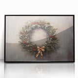 Rustic Christmas Wall Art – Festive Wreath & Holiday Charm