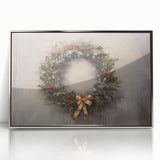 Rustic Christmas Wall Art – Festive Wreath & Holiday Charm