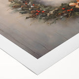 Rustic Christmas Wall Art – Festive Wreath & Holiday Charm