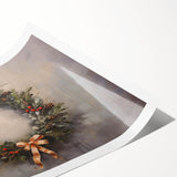 Rustic Christmas Wall Art – Festive Wreath & Holiday Charm