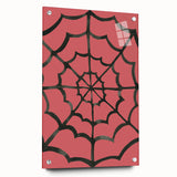Spider Web Halloween Wall Art - Spooky Halloween Wall Decorations