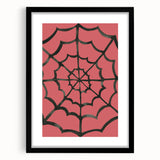 Spider Web Halloween Wall Art - Spooky Halloween Wall Decorations