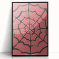 Spider Web Halloween Wall Art - Spooky Halloween Wall Decorations