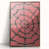 Spider Web Halloween Wall Art - Spooky Halloween Wall Decorations