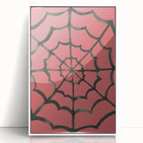 Spider Web Halloween Wall Art - Spooky Halloween Wall Decorations