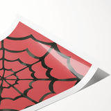 Spider Web Halloween Wall Art - Spooky Halloween Wall Decorations