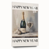 Champagne Toast Celebration - New Year’s Eve Wall Art Print