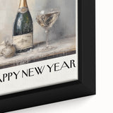 Champagne Toast Celebration - New Year’s Eve Wall Art Print