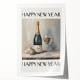 Champagne Toast Celebration - New Year’s Eve Wall Art Print