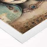 Floral Sugar Skull Woman – Día de los Muertos Wall Art