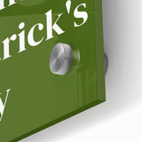 Happy St. Patrick's Day Wall Art – Irish Shamrock Decor Print