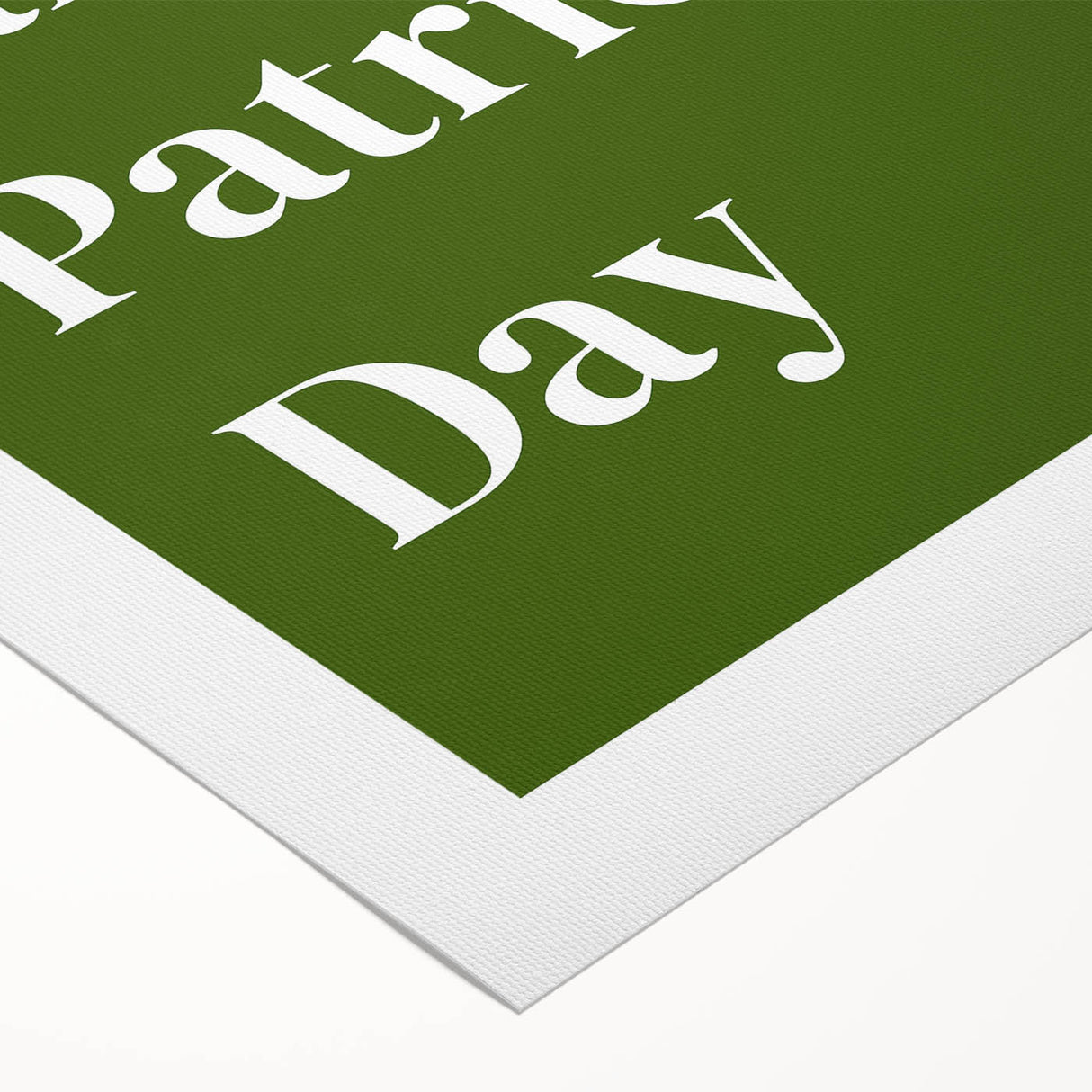 Happy St. Patrick's Day Wall Art – Irish Shamrock Decor Print