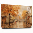 Charming Autumn Street Scene - Thanksgiving Art Prints