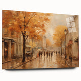 Charming Autumn Street Scene - Thanksgiving Art Prints