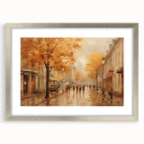 Charming Autumn Street Scene - Thanksgiving Art Prints