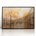 Charming Autumn Street Scene - Thanksgiving Art Prints