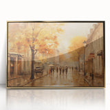 Charming Autumn Street Scene - Thanksgiving Art Prints