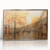 Charming Autumn Street Scene - Thanksgiving Art Prints
