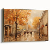 Charming Autumn Street Scene - Thanksgiving Art Prints