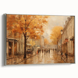 Charming Autumn Street Scene - Thanksgiving Art Prints
