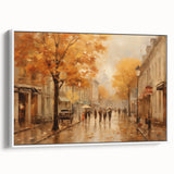 Charming Autumn Street Scene - Thanksgiving Art Prints