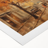 Charming Autumn Street Scene - Thanksgiving Art Prints