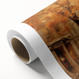 Charming Autumn Street Scene - Thanksgiving Art Prints