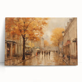 Charming Autumn Street Scene - Thanksgiving Art Prints
