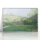A Cowherd at Valhermeil - Impressionist Landscape by Camille Pissarro
