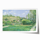 A Cowherd at Valhermeil - Impressionist Landscape by Camille Pissarro