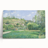 A Cowherd at Valhermeil - Impressionist Landscape by Camille Pissarro