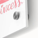 Girls Room Wall Art – Princess Crown Nursery Print