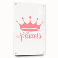 Girls Room Wall Art – Princess Crown Nursery Print