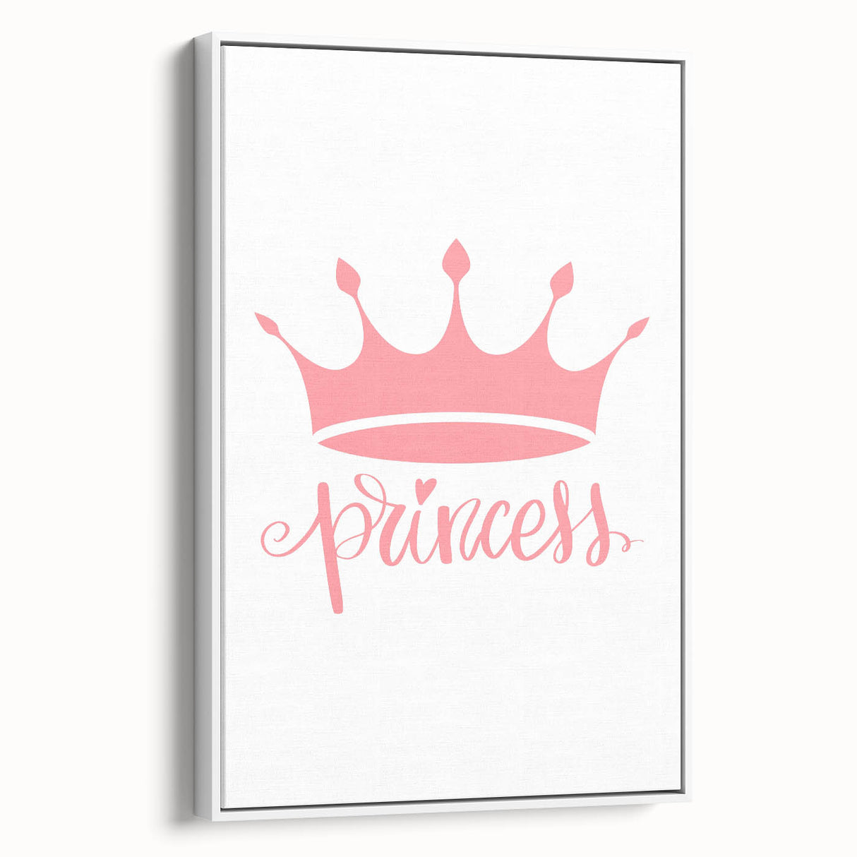 Girls Room Wall Art – Princess Crown Nursery Print