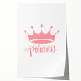 Girls Room Wall Art – Princess Crown Nursery Print