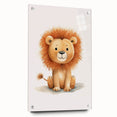Cute Lion Nursery Wall Art - Baby Room Decor for Kids